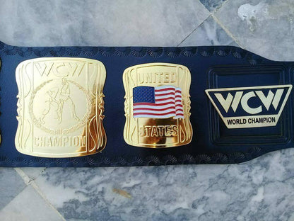 WCW United States Heavyweight Brass Championship Belt